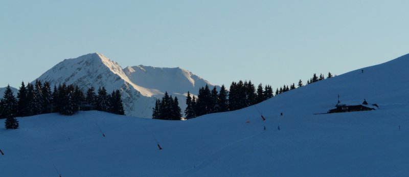 les Saisies fin de journée